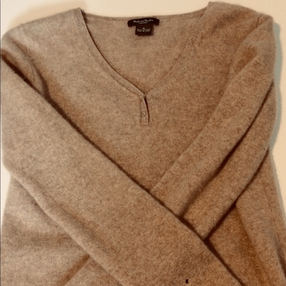 Light Brown Cashmere Sweater